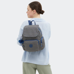 City Zip Small Printed Backpack