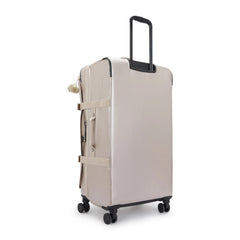 Spontaneous Large Metallic Rolling Luggage