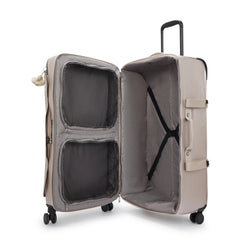 Spontaneous Large Metallic Rolling Luggage