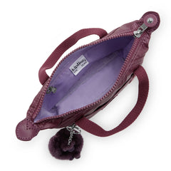 Art Compact Metallic Crossbody Bag