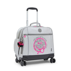 New Storia Metallic 4-Wheeled Rolling Bag