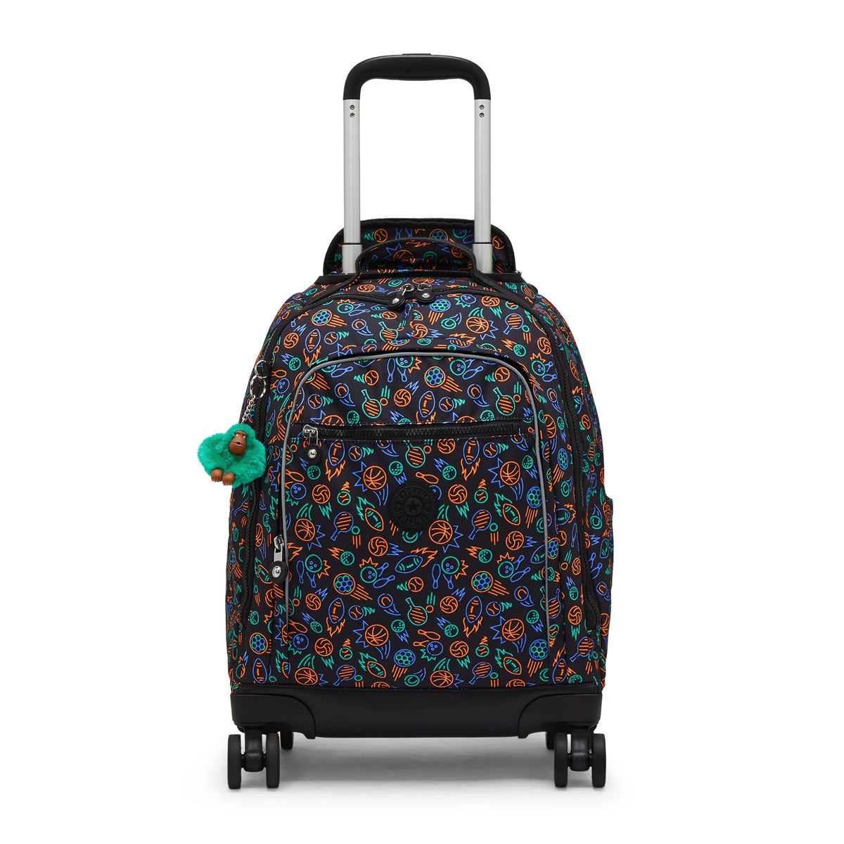 New Zea Printed 15" Laptop Rolling Backpack