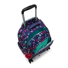New Zea Printed 15" Laptop Rolling Backpack