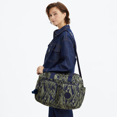 Defea Extra Large Printed Weekender Duffle Bag