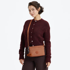 Riri Metallic Crossbody Bag