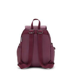 City Pocket Small Metallic Backpack