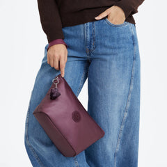 Naomi Large Metallic Pouch